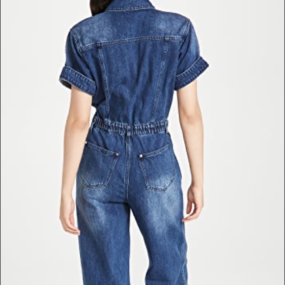WeWoreWhat Denim Flight Suit - Picture 4 of 6